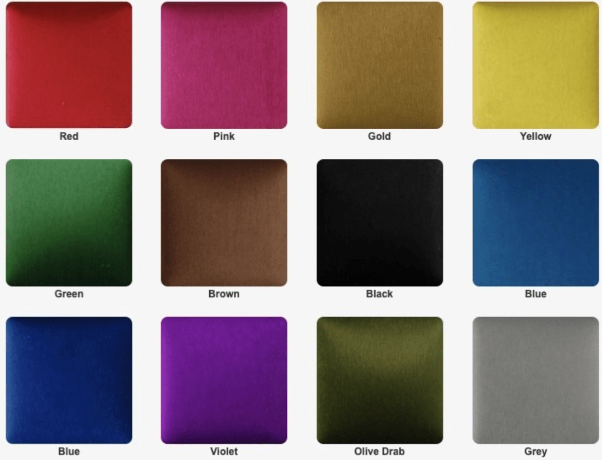 Anodized Aluminum Colors: A Complete Guide to Options and Applications